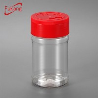 200gr plastic spice bottle for powdered foods, 200ml packaging spice jar with shaker lid