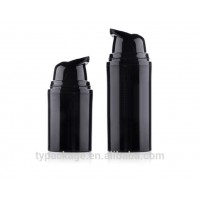 15ml 30ml 50ml black PP Plastic Airless bottle Lotion Pump Bottle